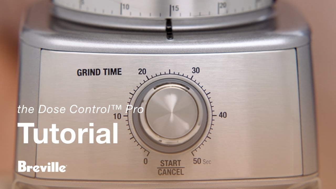 Breville coffee guide tutorial - Operating the machine interface