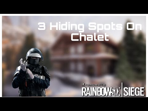 3 *NEW* Hiding Spots On Chalet | Rainbow Six Siege Hiding Spots