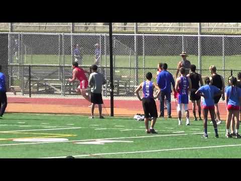 FSB 4x100m vs HB 4-16-15 - Los Alamitos Boys
