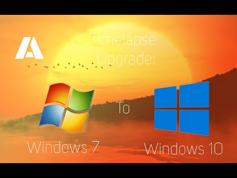 Timelapse : Upgrading Windows 7 to 10 on VirtualBox
