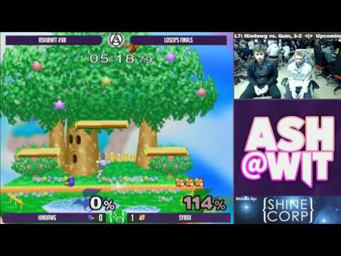 Hindawg (Falco) vs Syrox (Fox) - ASH@WIT #88 Melee Loser's Finals