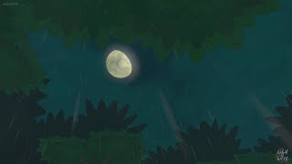 pov: You Stay the Night in a Forest and it's Raining in Zelda Wind Waker HD (Rain + Thunder)