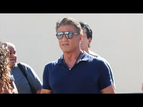 Action Star Sylvester Stallone Makes Time For Fans
