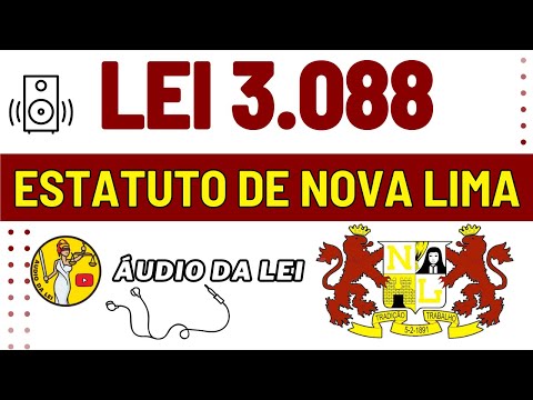 Lei 3.088 | Estatuto dos Servidores de Nova Lima - COMPLETO