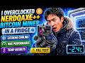 I Overclocked NerdQAXE Hydro Bitcoin Crypto Miner In A Fridge SHOCKING Results