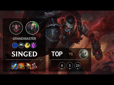 Singed Top vs Camille - EUW Grandmaster Patch 11.8