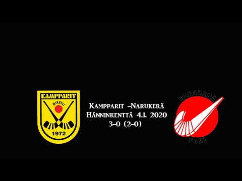 Kooste ottelusta Kampparit - Narukerä 04.01.2020