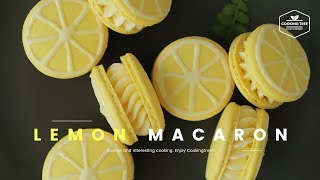 레몬 마카롱 만들기 : Lemon Macaron Recipe - Cooking tree 쿠킹트리*Cooking ASMR