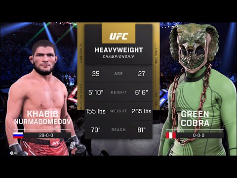 UFC 5 - Khabib vs. Green Cobra - Eagle Fights ☝️🦅