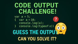 What Happens to var Inside a Block? Scope Confusion! #itmodem #codewithharry