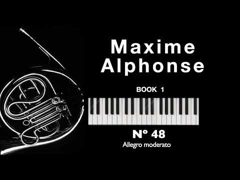 Maxime-Alphonse I nº 48 Allegro moderato. Horn & Piano