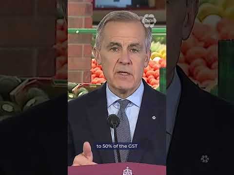 Thumbnail for Carney announces GST rebate boost to counter high cost of groceries by Mark Carney