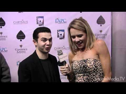 Samm Levine at the World Poker Tour Celebrity Invitational