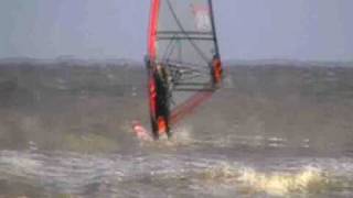 preview picture of video 'Windsurfing Martello Bay Clacton-on-Sea Essex'