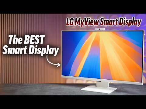 LG 27SR50F-W Smart Monitor 27-Inch FHD (1920x1080) IPS Display, webOS 23, HDR 10, x2 Built-in Speakers, AirPlay 2, Screen Share, Bluetooth, ThinQ App, Remote Control, White video review thumbnail