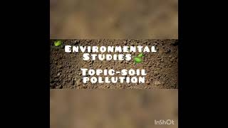 Soil Pollution