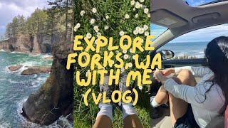 Explore Forks, Washington with me! Food, hikes, exploring.