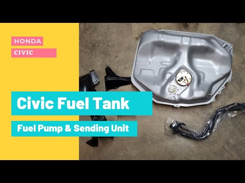Honda Civic Build pt.9 - NEW Honda Civic Fuel Tank!!!! NEW Fuel Filter & Sending Unit!!!!