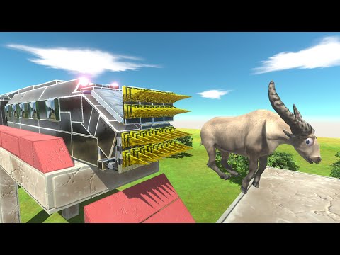 Jet Train vs All Units | Animal Revolt Battle Simulator