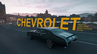 Forza Horizon 4 gameplay - Chevrolet Chevelle Super Sport Barrett-Jackson Edition (steering wheel)