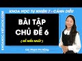 Khoa học tự nhiên 7 Cánh diều | Bài tập chủ đề 6 - Trang 75 - Giải KHTN 7