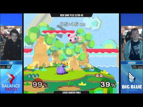 NGPU 49 SSBM - rime (Peach) vs. dudutsai (Jigglypuff) - Melee LQF