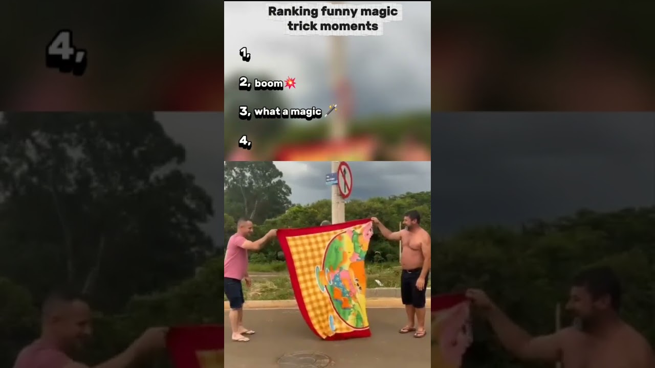 Ranking funny "magic tricks" moments #shorts #ranking