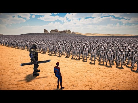 THANOS & SPIDERMAN VS 1,000,000 ZOMBIES - Ultimate Epic Battle
