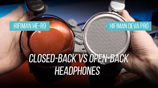 Video thumbnail for HIFIMAN HEADPHONES COMPARISON: closed-back dynamic HE-R9 vs open-back planar-magnetic Deva Pro by Amplified Fidelity