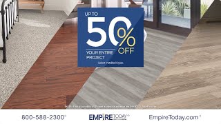 Empire Today 50% OFF* Select Installed Flooring