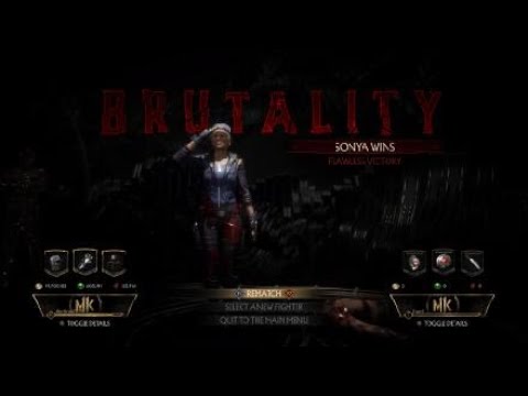 Mortal Kombat 11 sonya brutality tutorial:  up up and away