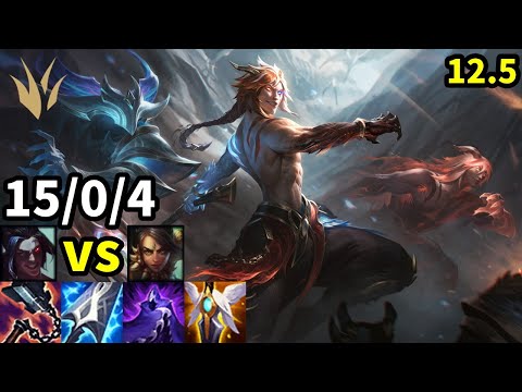 Kayn Jungle vs Nidalee - KR Master | Patch 12.5
