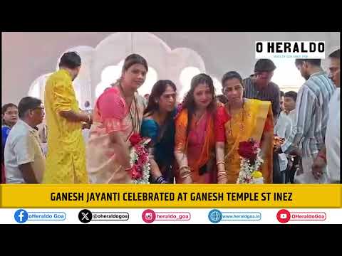 Ganesh Jayanti celebrated at Ganesh Temple St Inez