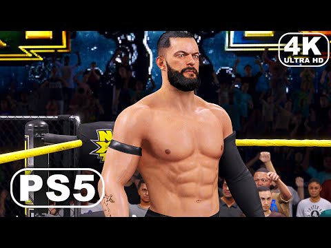 WWE 2K22 MyRise PS5 - Brutal NXT Title Match against Finn Balor (4K ULTRA HD PS5) WWE 2K Gameplay