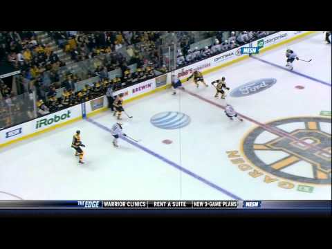 Cody Hodgson goal 31 Jan 2013 Buffalo Sabres vs Boston Bruins NHL Hockey