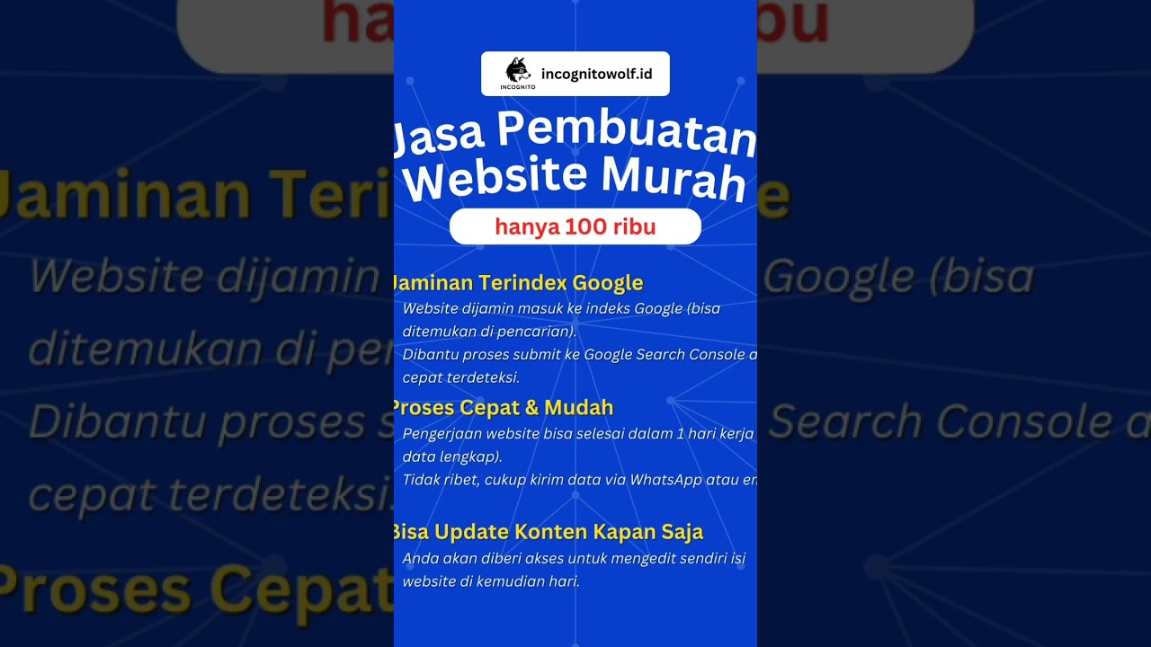 Web Development - Bikin website murah 100k - 2