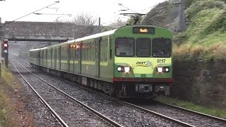 preview picture of video '8100 Class Dart Train number 8117 - Glenageary Station, Dublin'