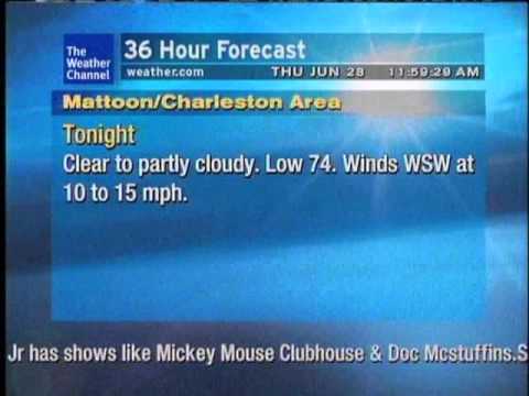 WeatherSTAR XL: Hot Local forecast 6/28/2012 1158am