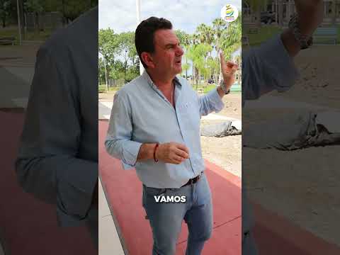 Sendero en la Estación de Colectivos