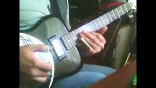 Video thumbnail for Airline Folkstar Guitar,Fender Blues Junior,Julian Socha Slide Guitar by Julian Socha