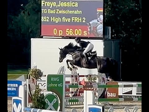 High five FRH und Jessica Freye 6. im S* Springen Wietmarschen/Emsland
