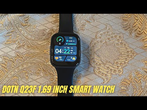 Dotn Q23F 1.69 Inch Smart Watch Review & User Manual | Fitness Tracker for Men Women