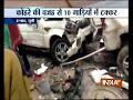 Ten cars collide on Lucknow-Agra Expressway due to dense fog