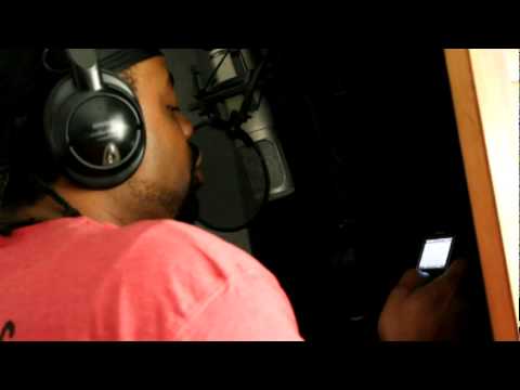 Analogy in studio with Bahama Beats Recording Spoken Word