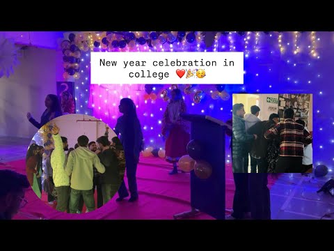 Vlog (13/100) || New Year Celebration In College 🎉🥳 || CBSM Institute ||