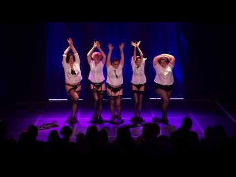 Beginner Burlesque students perform Black Coffee - The Bombshell Burlesque Academy