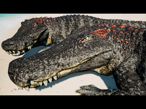 Dupla de Deinosuchus me Perseguiu! Cercado na Praia + Procurando Aliados | The Isle Evrima | (PT/BR)