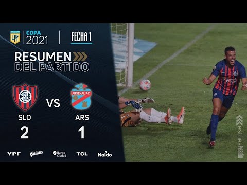 Copa De La Liga | Fecha 1 | resumen de San Lorenzo - Arsenal