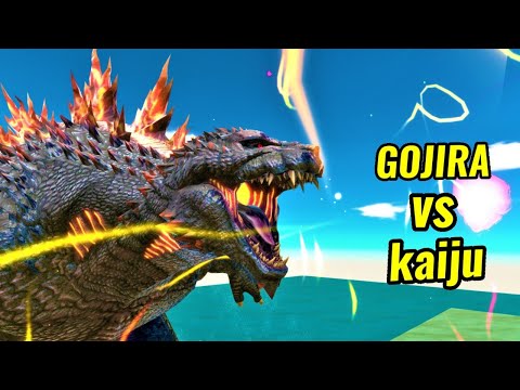 Gojira vs kaiju animal revolt battle simulator