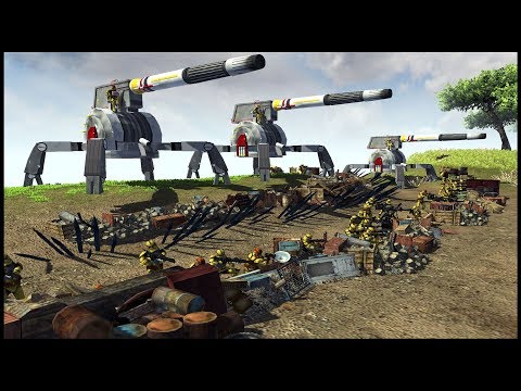 Clone Army ARTILLERY POWER! - Men of War: Star Wars Mod Battle Simulator